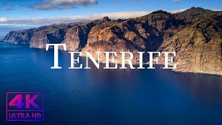 FLYING OVER TENERIFE  4K UHD  • Stunning Footage Scenic Relaxation Film with Calming Music