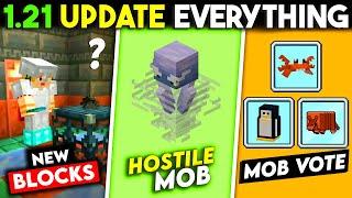 Minecraft 1.21 New Update Everything Explained - New Hostile Mob Blocks Trail Chambers Mob Vote