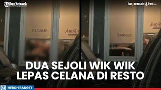 Viral Dua Sejoli Wik Wik di Resto Senopati Pangku-pangkuan Lepas Celana