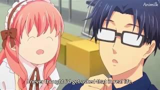 Hirotaka was harassed.  Wotaku ni Koi wa Muzukashii