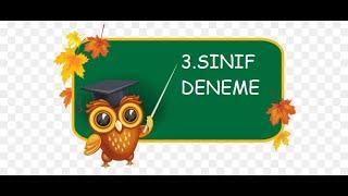 3.Sınıf Deneme Kazanım Testi