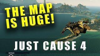 Just Cause 4 map size - Just how big is BIG