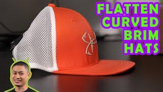 How to Flatten Curved Brim Hats and Caps  NAMDROID