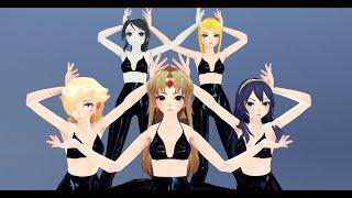 MMD ITZY WANNABE - Rosalina Zelda Samus Lucina and Wii Fit Trainer