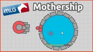 DIEP.IO  NEW MOTHERSHIP HACK....??  DIEP.IO EPIC GAMEPLAY