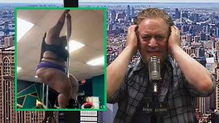 Anthony Cumia reacts to fat girl pole dancing