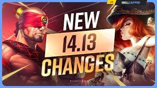 ALL NEW CHANGES for PATCH 14.13 - League of Legends