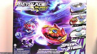 VOLT KNOCKOUT BATTLE SET Unboxing Review Test Battles BEYBLADE BURST SURGE SPEEDSTORM