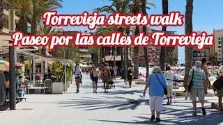 ️️Torrevieja streets walk  Paseo por las calles de Torrevieja. July Julio 2024. #travel #walk