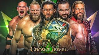 WWE Crown Jewel 2021 Full Match Card