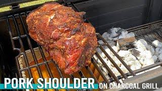 Smoked Pork Shoulder on Charcoal Grill  Pulled Pork Recipe