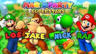 LosPollosTV Jake Raf and Nick HILARIOUS Game Of Mario Party Superstars