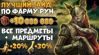 700 000 Рун за 1 Мин. + 15 000 каждые 5 сек. Маршруты и Предметы для Эффективного Фарма Elden RIng