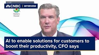 AI will enable Wolters Kluwer to offer productivity boosting solutions to customers CFO says