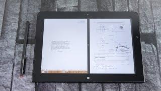 Lenovo ThinkPad 10 Arbeiten mit Stylus PDF´s und OneNote 2013