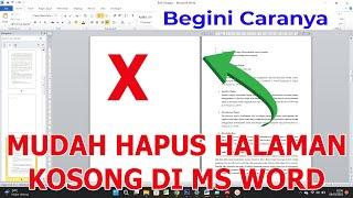 Cara Menghapus Blank Page di Microsoft Word 2010