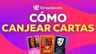 Cómo CANJEAR CARTAS en Streamloots  TUTORIAL 2024