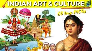 60 INDIAN ART & CULTURE MCQ Important 60 Current Affairs of MCQs on Art and Culture SSC CGL