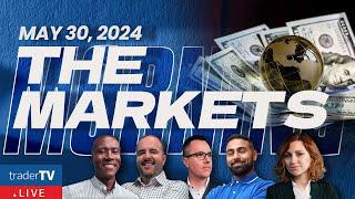 The Markets Morning May 30 -Live Trading $NVDA $PATH $CRM $AI $TSLA $BIRK $KSS  Live Streaming