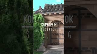  Korean Hanok 한국어 한옥 🪴 -BLOXBURG- #shorts