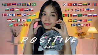 ASMR Positive Affirmation in 62 Languages 🫶 Motivating and Boosting Your Confidence