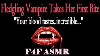 F4F New Vampire Takes Her First Bite ASMR Vampire asmr Vampire Hunter Listener