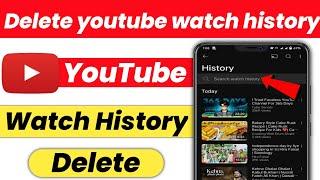 How to delete youtube watch history permanently 2024