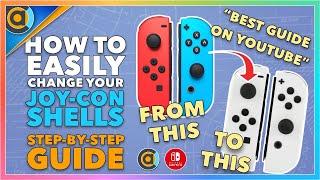 THE BEST tutorial for replacing your Nintendo Switch OLED Joycon shells. Easiest guide. Extremerate