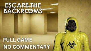 Escape The Backrooms Full Game 100% Solo No Commentary