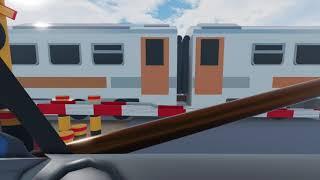 ROBLOX Train Accidents #1  Animasi 8 Kecelakaan Kereta