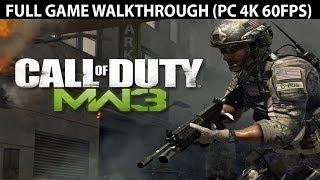 Call of Duty Modern Warfare 3 FULL Game Walkthrough - No Commentary PC 4K 60FPS