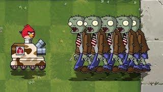 Angry Birds Tank  PVZ Zombies*5 Plants vs Zombies  Battle of MUGEN