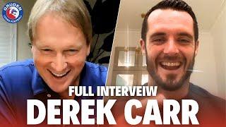 New Orleans Saints Derek Carr Exclusive Interview Grudens QB Camp