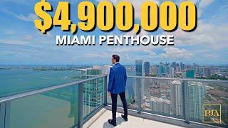 Tour a $4.9 Million Dollar  MIAMI Penthouse w Private Rooftop  Peter J Ancona
