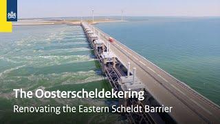 The Oosterscheldekering the largest Delta Works of The Netherlands