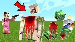 Minecraft IMPOSSIBLE TOWER DEFENSE 1000s OF MOBS VS YOU Modded Mini-Game