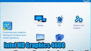 intel HD Graphics 4600 Driver How to Download and install
