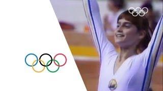 Nadia Comaneci - First Perfect 10  Montreal 1976 Olympics