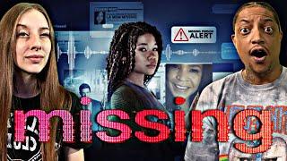 MISSING2023  MOVIE REACTION  OUR FIRST TIME WATCHING  THIS IS MOVIE IS WILD  STORM REID 