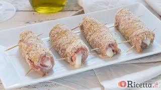 Involtini di vitello con prosciutto e mozzarella - Ricetta.it