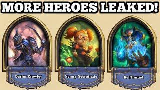 Even more heroes LEAKED Will these show up in Hearthstone?