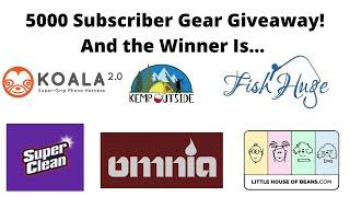 Here Are the Winners of Our 5000 Subscriber Gear Giveaway
