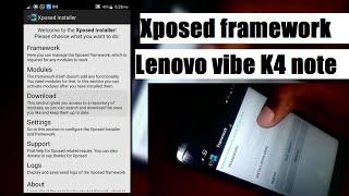 Install Xposed framework on Lenovo K4 note