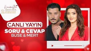 Canlı Yayın Buse ve Mert Sorularınızı Cevaplıyor  Kısmetse Olur Aşkın Gücü