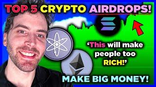 MAKE MILLIONS w Crypto Airdrops explained in under 10 minutes