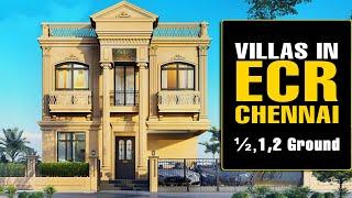 #1339  Villas in ECR Chennai  12 1 & 2 Ground Villas  3-5 BHK  100% land owner ship