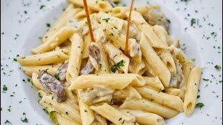 The Famous Pasta Penne Alfredo Recipe in Cafes 