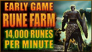 New Elden Ring EARLY Rune Farm - 14000 per minute - Level 10 to 120 - No Bird No Ball Level Fast