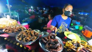 JAMAICANS Reaction To Trying Indonesia  Street Food - Gianyar Night Market UBUD Bali