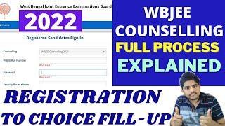 WBJEE COUNSELLING FULL PROCESS  Choice Filling  How to do Wbjee counselling